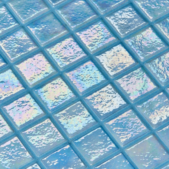 Mosaic Tile Iridescent Azur - Ezarri