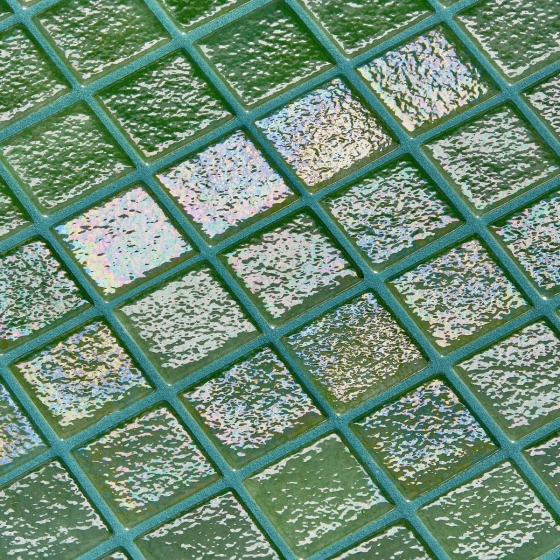 Mosaic Tile Iridescent Green Pearl - Ezarri