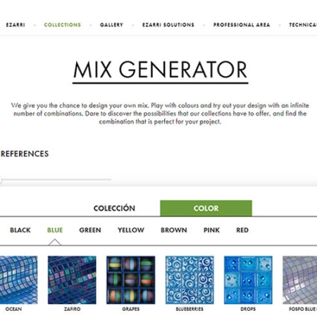 El Generador de Mezclas de Ezarri,   ahora también por colores